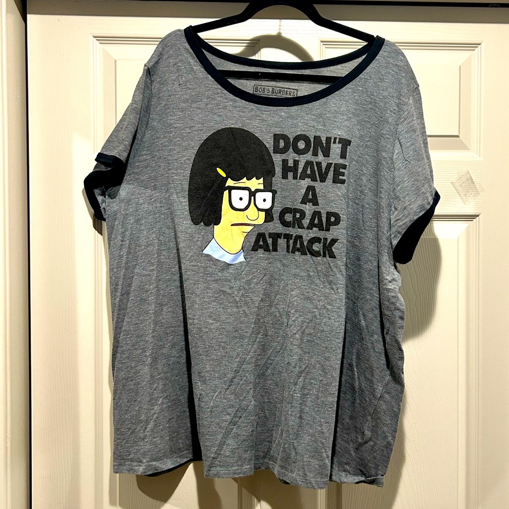 Torrid Fangirl Bobs Burger Tee Size 4